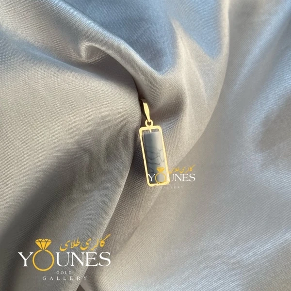 آویز طلا سنگ مرمر هولیت فانتزی